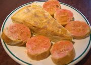 Pincho de Tortilla de patatas con pan con tomate